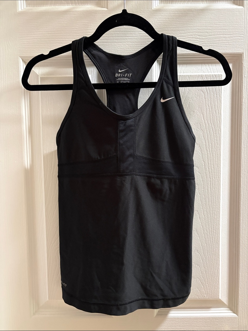 Nike Black Dri-FIT Racerback Workout Tank